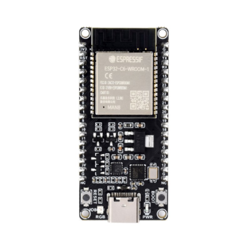 ESP32-C6-DEV-KIT-N8-M con PIN a saldare